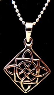 Celtic Service Symbol Pendant on Bead Chain