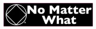"No Matter What" Bumper Sticker