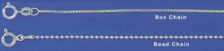 Sterling Silver Chain - 20 in.